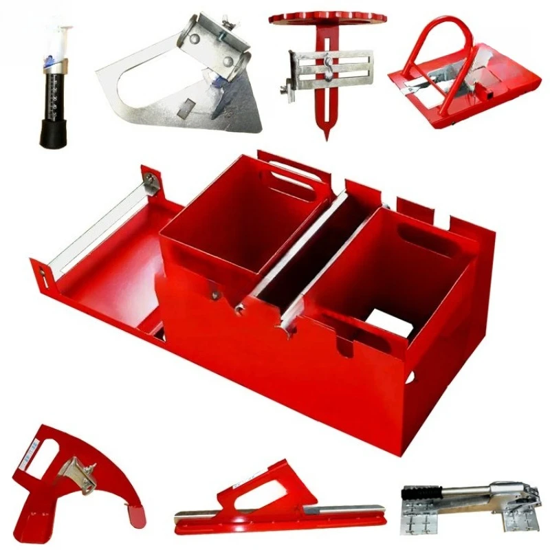 

Lawn mowing tool, round cutting turf clamp tensioner, trimming line cutting glue seam press