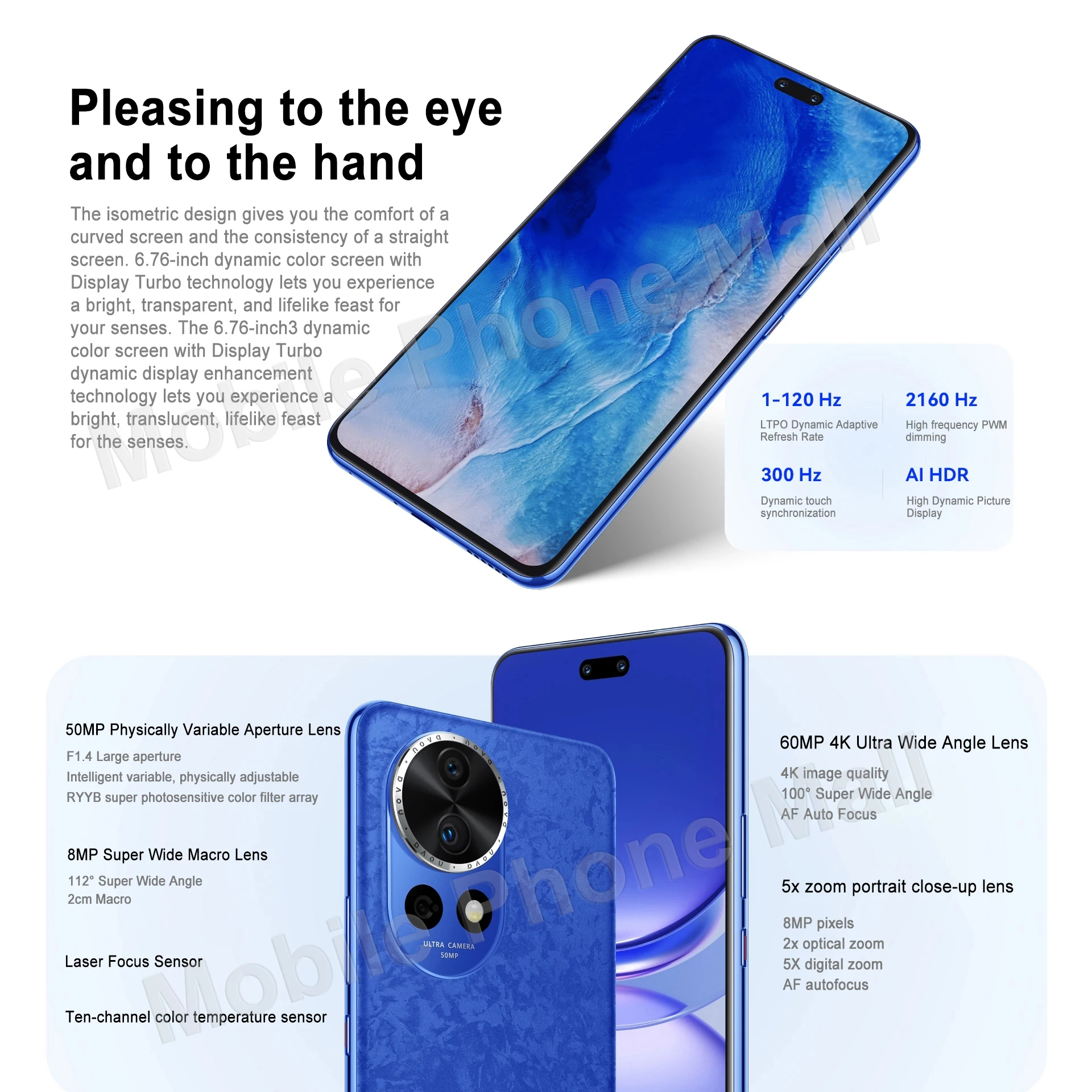 Original Huawei Nova 12 Pro 5G Telefon 6,76" 120Hz Bildschirm Kirin 9000S HarmonyOS 4.0 Kamera Akku 100W SuperCharge NFC Smartphone