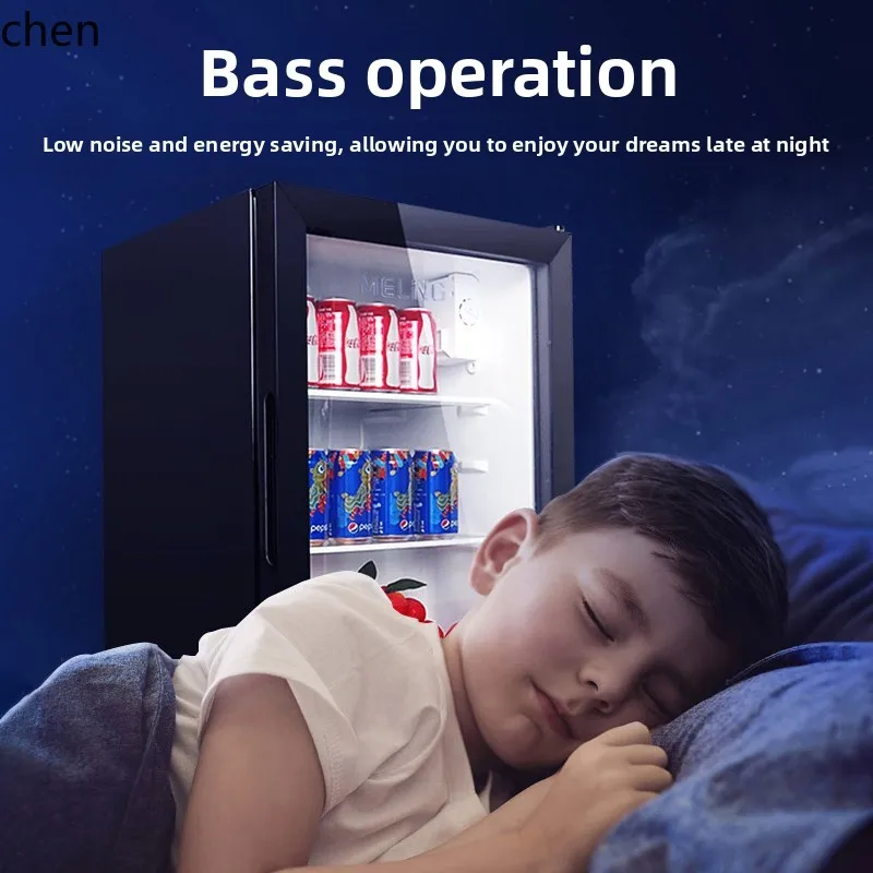 HXL Ice Bar ตู้เย็นขนาดเล็กในครัวเรือนสํานักงานเครื่องดื่มไวน์แดงตู้เย็นขนาดเล็ก