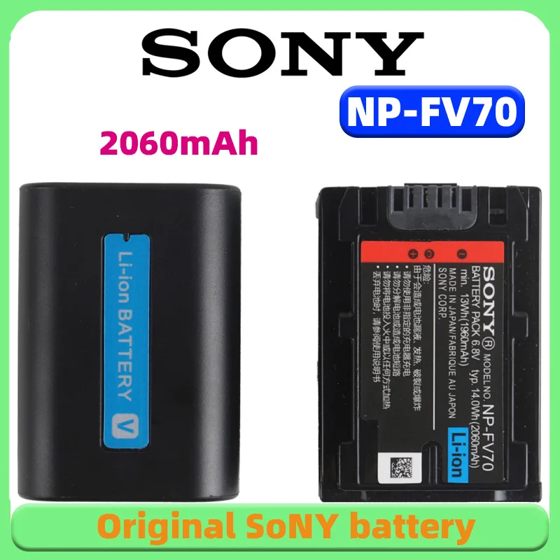 Original NP-FV70 NP FV70 NPFV70 Battery for Sony HDR-CX190 HDR-CX200 HDR-CX210 HDR-CX220 HDR-CX230 HDR-CX260V HDR-CX290 HDRCX380