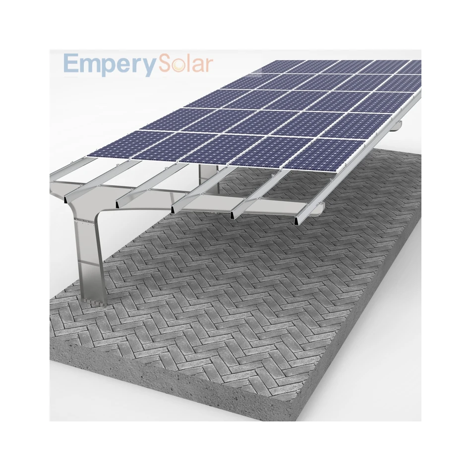 OEM Solar Carport Photovoltaic Panels Ground Installation Support