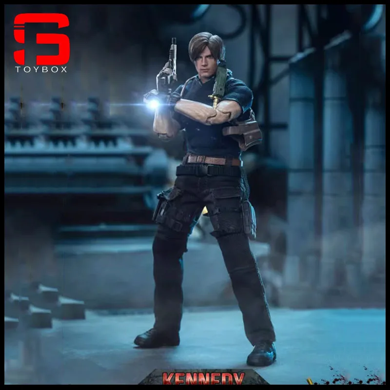 

In Stock Patriot Studio 1/12 RPD Police Officer Leon Kennedy Action Figure 6 Inch Male Soldier Figurine Full Set Model Toy