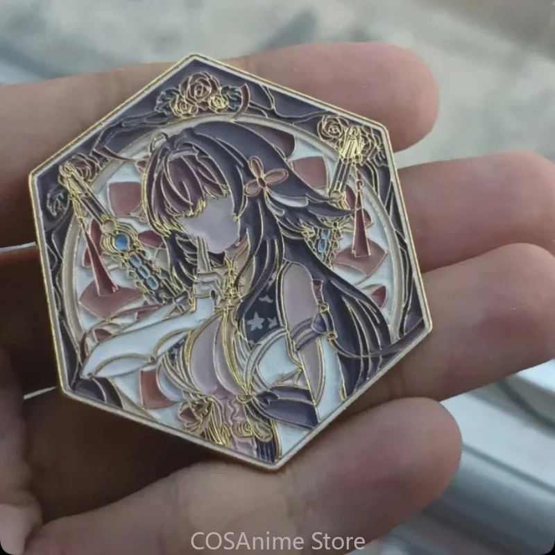 

Ye Shunguang Zenless Zone Zero Anime Pendant Metal Badge Bedge Game itabag Clothes Cosplay Collection Fans Gift