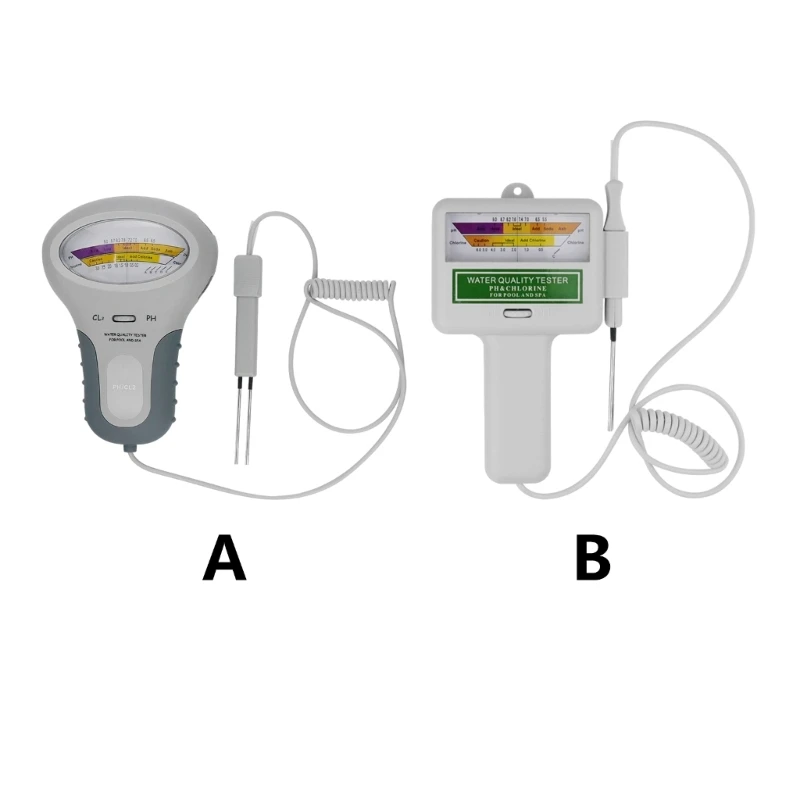 A2UD – compteur niveau chlore, moniteurs Test à Double échelle pour piscine, Spa Aquarium
