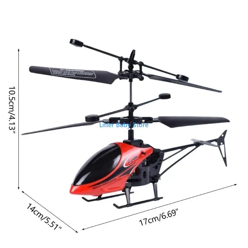 N80C Mini Fernbedienung Hubschrauber Rot gelbblau RC Drohnenspielzeug für Boy Kids Geschenk