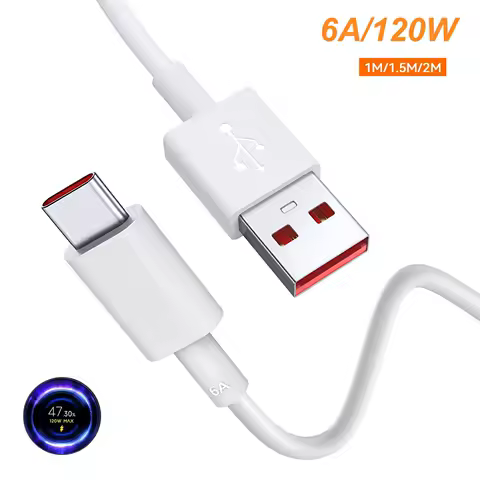 120W For Xiaomi Turbo Charger Cable 33w Fast Charging 6A For Mi 10T POCO M4 Pro/F3/X3 Pro/X3 NFC/X3/F2 Pro/Mi Pad 5