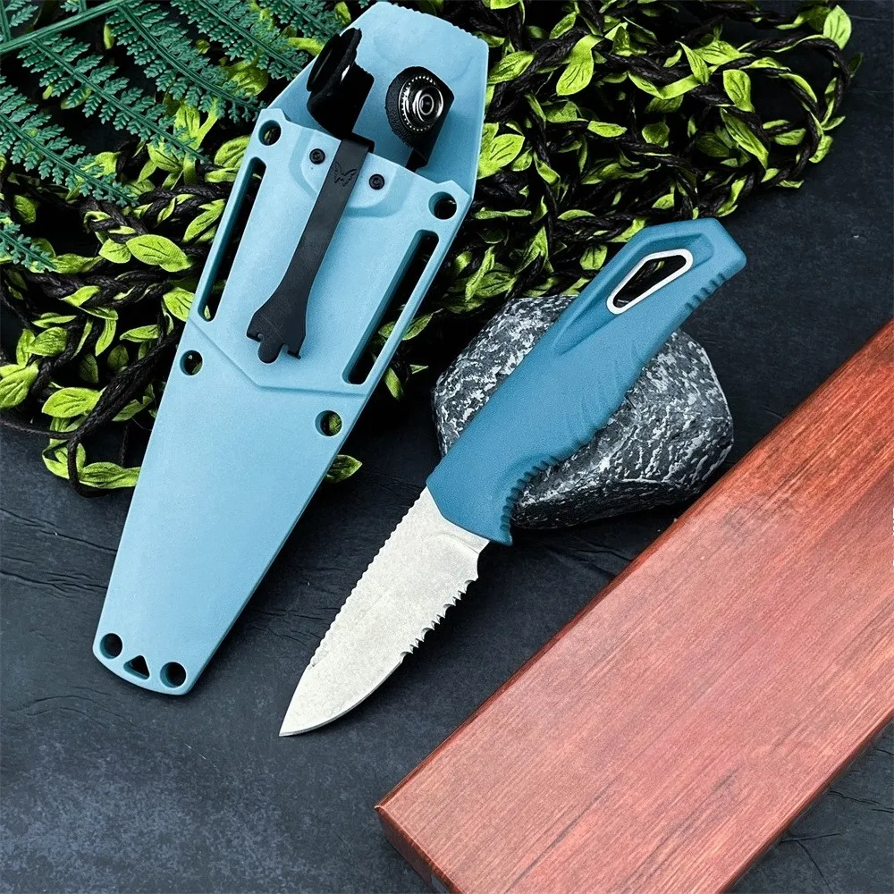 الأكثر مبيعا BM 18050 سكين مستقيم شفرة مثبتة صلابة عالية حافة حادة في الهواء الطلق استخدام أداة تخييم سكينة فاكهة سكين الدفاع عن النفس #1