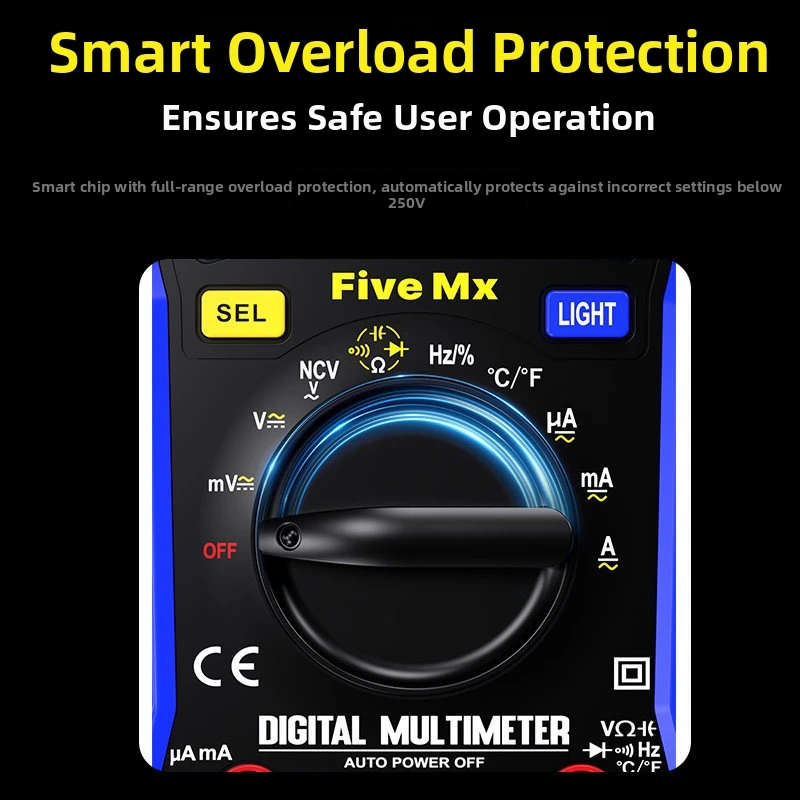 Digital Test Instrument with For temperature Measurement Function for Electricians and Maintenance Professionals