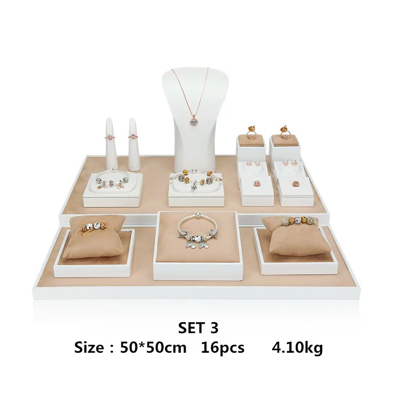 Jewelry Display Stand Set Shooting Stall Props Necklace Bracelet Display Table Paint Jewelry Display Table