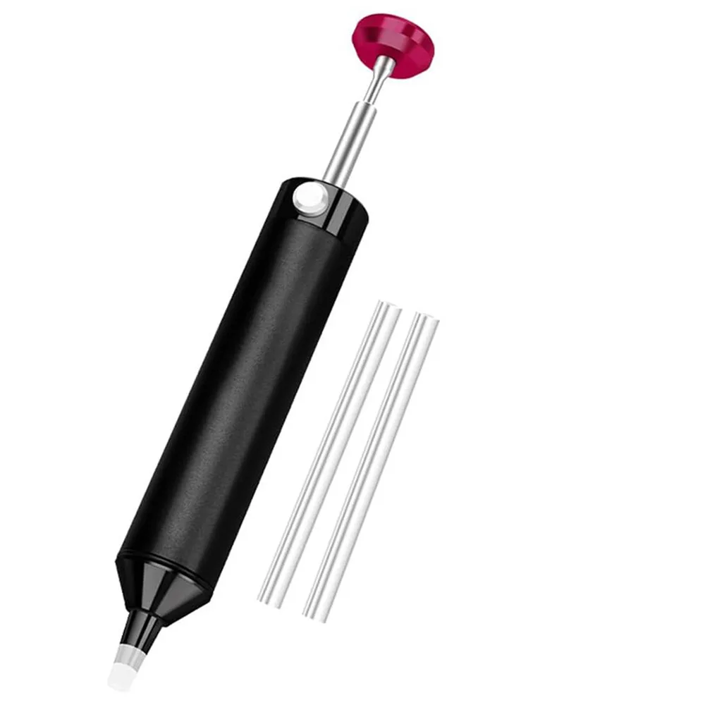 Solder Sucker Tool No Clog, Solder Sucker Device, Desoldering Pump, Manual Solder Remover, Heat Resistan Silicone Sucking Nozzle