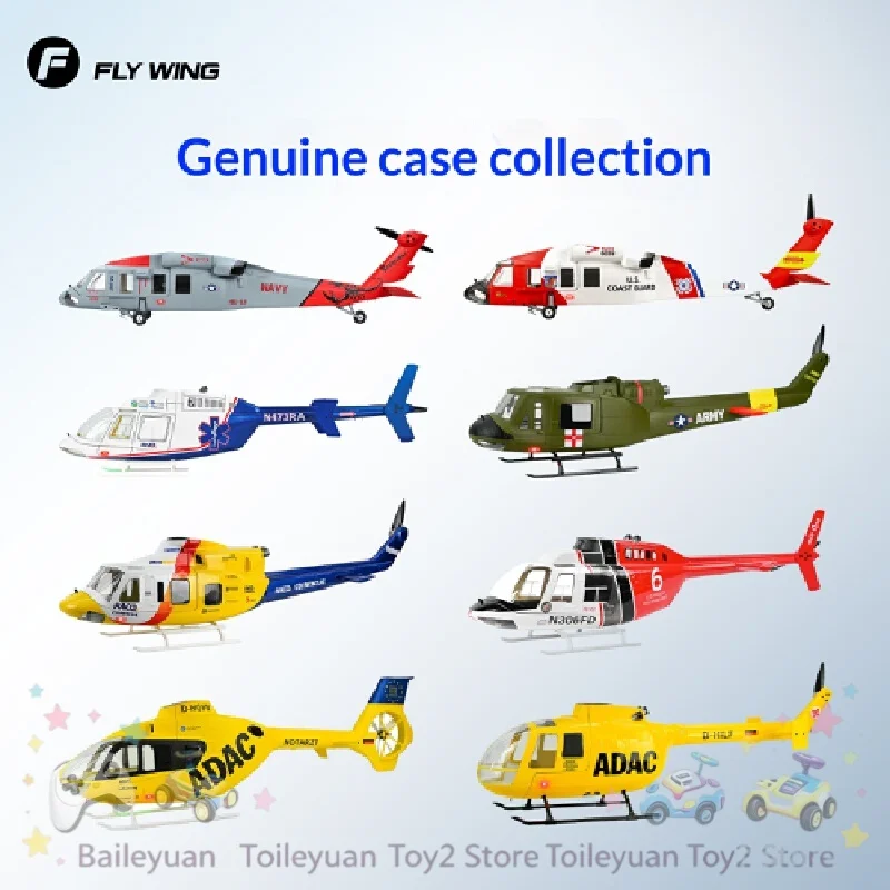 New In Stock FLYWING Rc Helicopter Fuselage For Black Hawk Bell Ec135 Bo105 Uh1 Bell412 Scale Remote Control Helicopter Shell