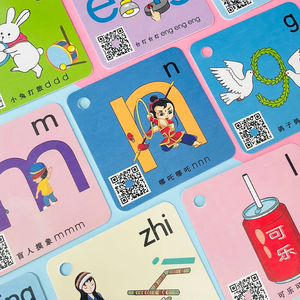 Juego de tarjetas de aprendizaje chino para niños pequeños, tarjetas de aprendizaje y educación, ayuda para profesores, enseñanza con Audio