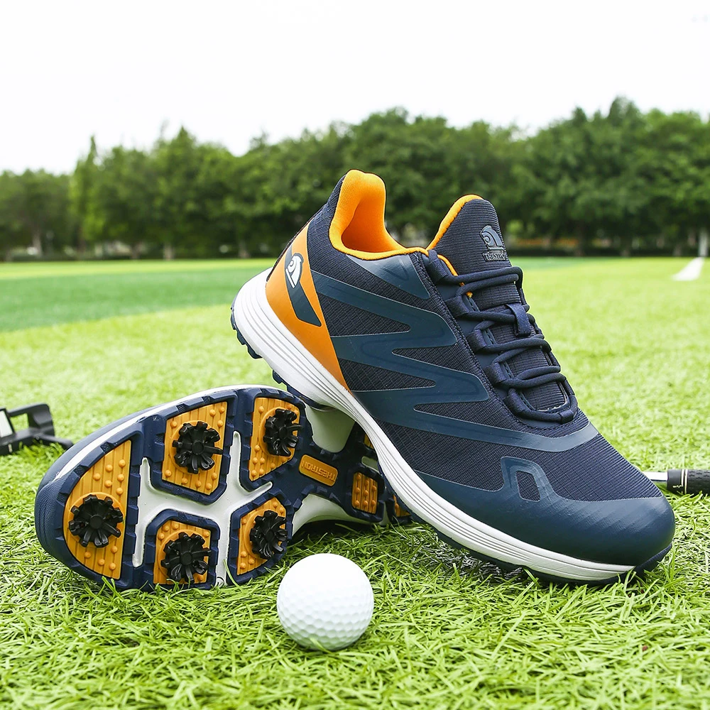 

2026 Spikes Golf Shoes Men Professional Golf Sneakers Light Weight Golfers Footwears