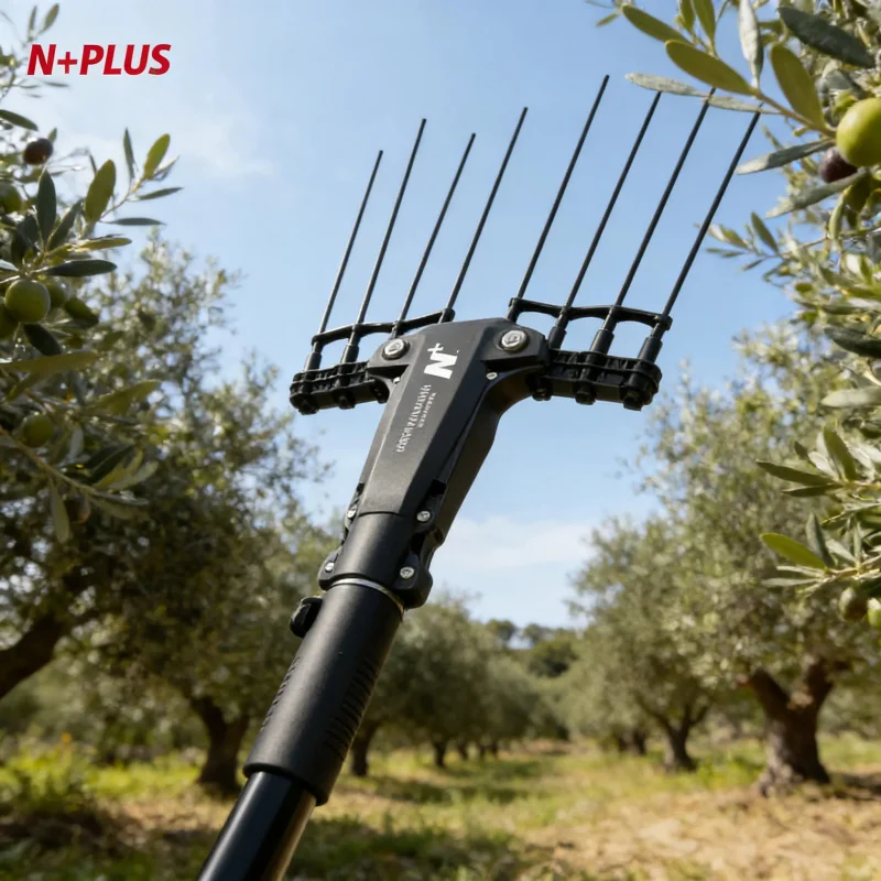 

N+PLUS Advanced Portable Extendable Pole Electric Harvester Fast Picking High Efficiency Olive Harvest Machine
