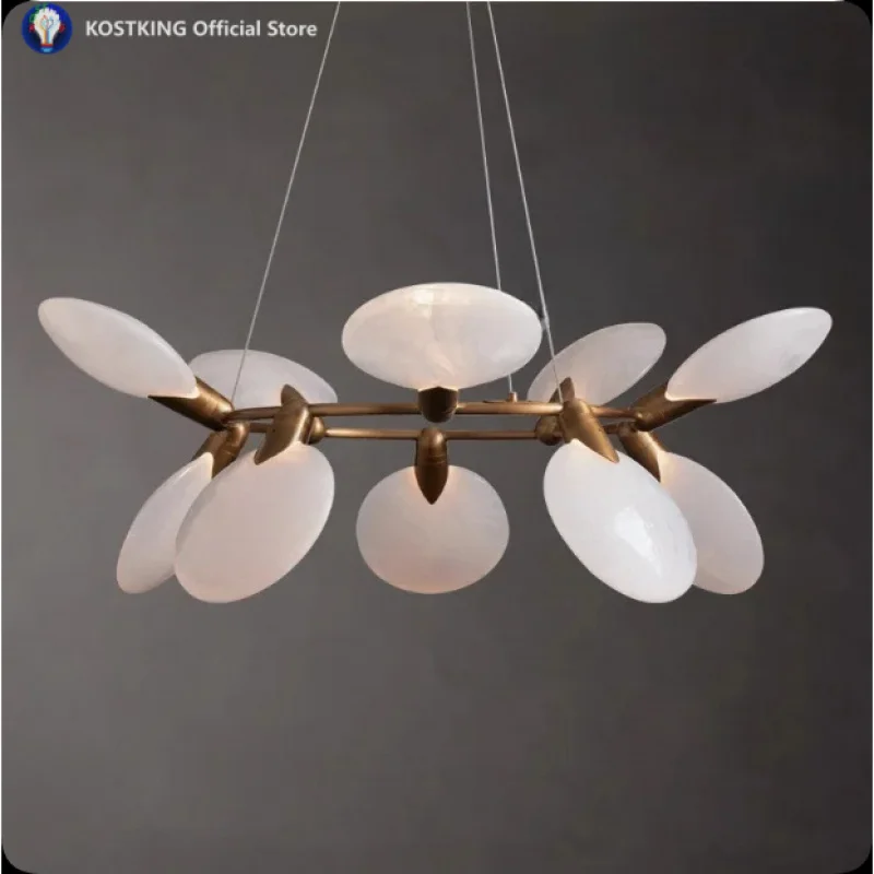 Pin En Lighting export to North America designer villa tea table restaurant island table chandelier