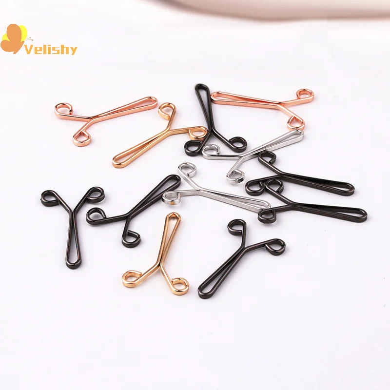 Kancing Celana Jeans Bentuk U yang Dapat Disesuaikan, Kancing Jepret Tanpa Bekas, Klip Celana Lepas Pasang, Aksesoris Pakaian