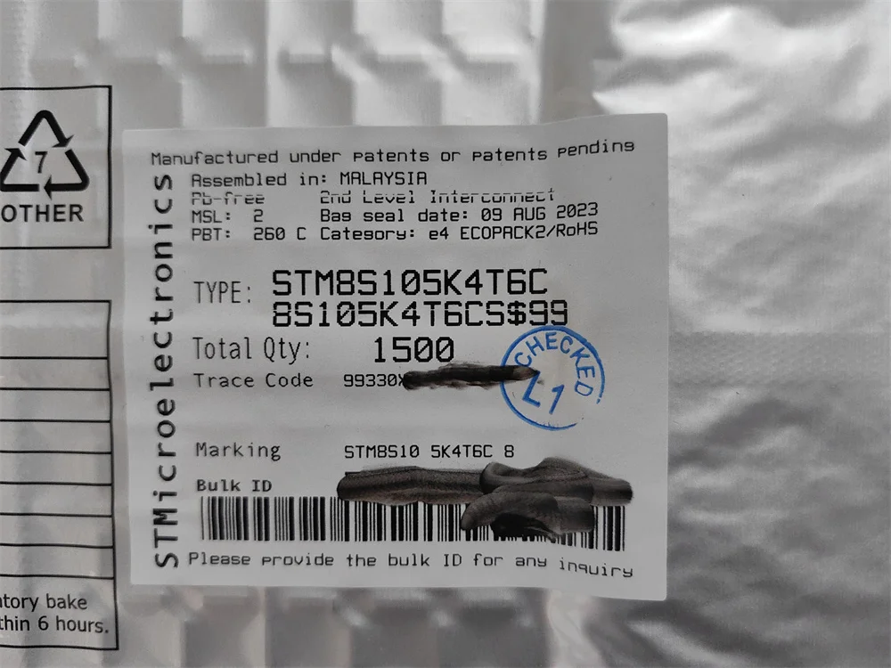 STM8S105K4T6C Funda protectora