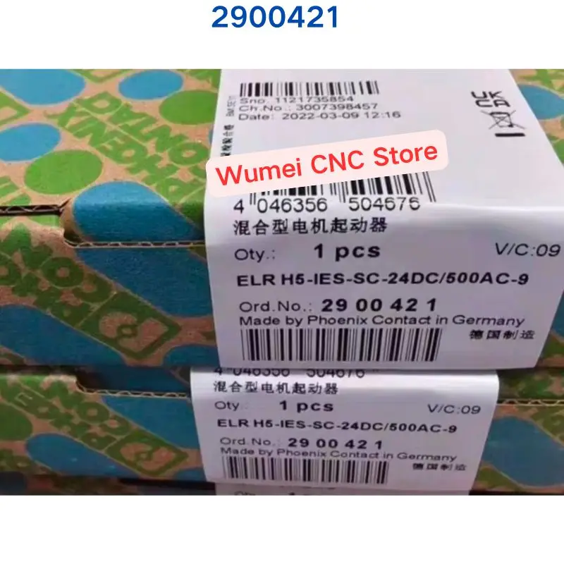 

Brand new for Phoenix starter ELR H5-IES-SC-24DC/500AC-9 2900421 1 piece