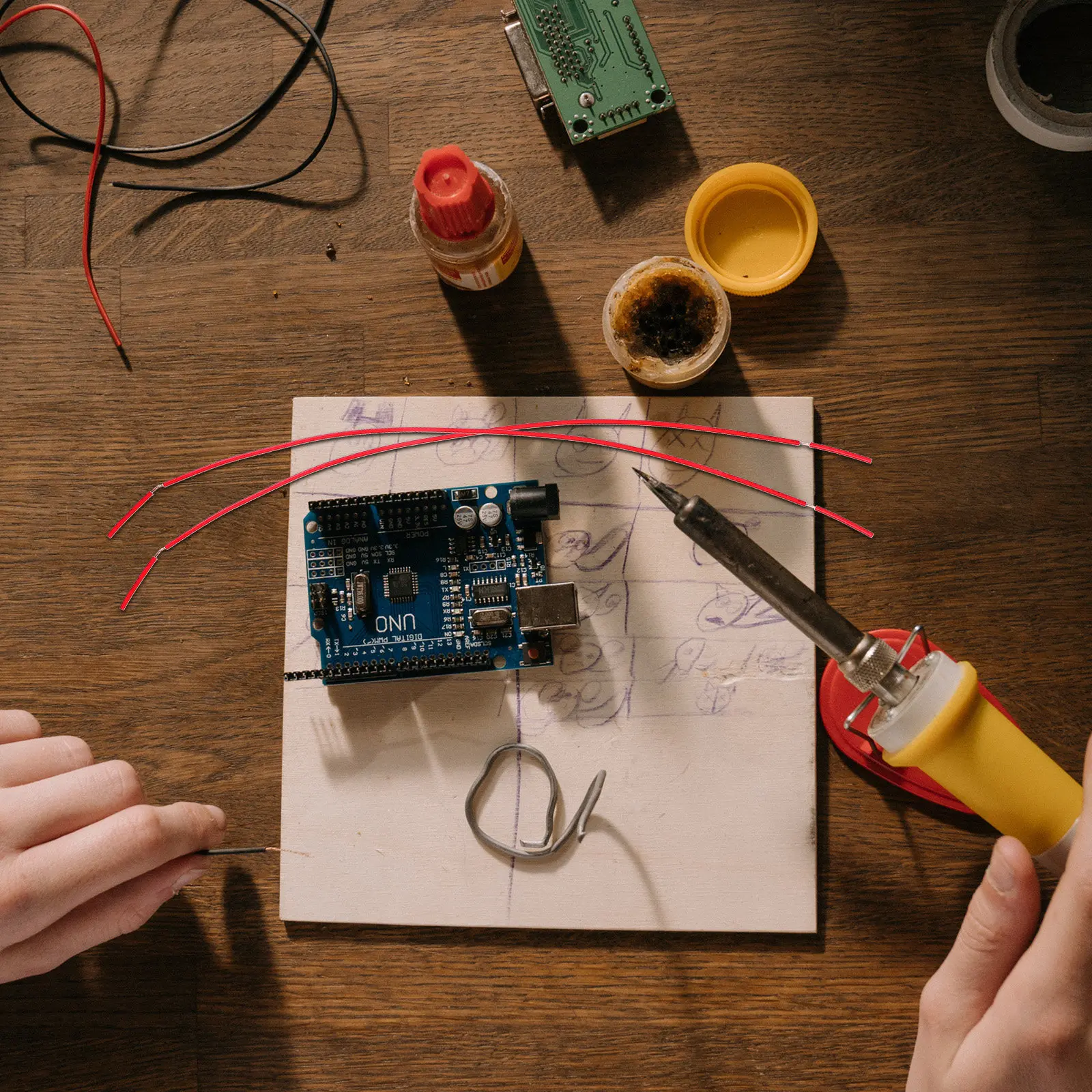 100Pcs Conductive Circuit Wire Set for Teaching Electricity Basics Classroom Demonstrations Student Projects