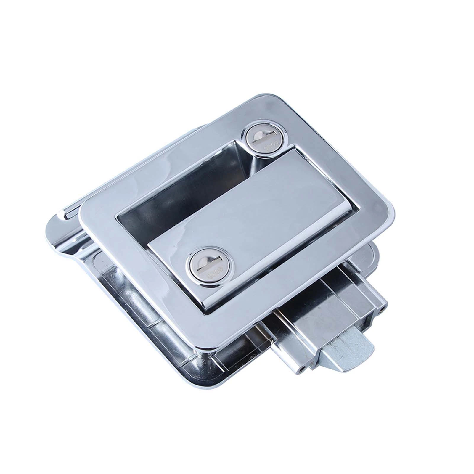 Fechadura de porta de rv, kit de substituição de trava de porta de entrada de liga de zinco com 4 chaves para trailer de viagem, campistas, caminhão rv, transportador de carga