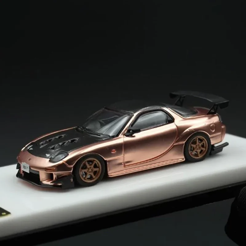 

MC In Stock 1:64 RE Amemiya RX7 FD3S Copper Plate Collection Toys Diecast Car Model