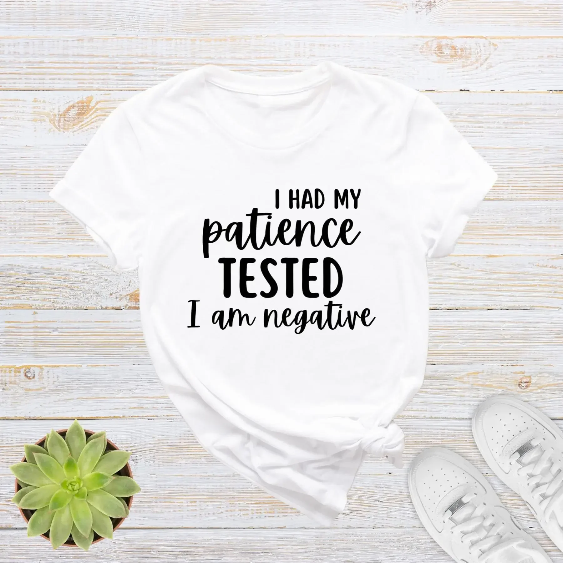 I Had My Patience Tested m Negative T Shirt Funny Sayings Sarcastic Mom Quote