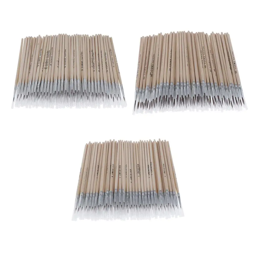 Micro Detail Paint Brush Set,100Pcs Tiny Professional Miniature Fine Detail Brushes for Oil Acrylic,Craft Painting