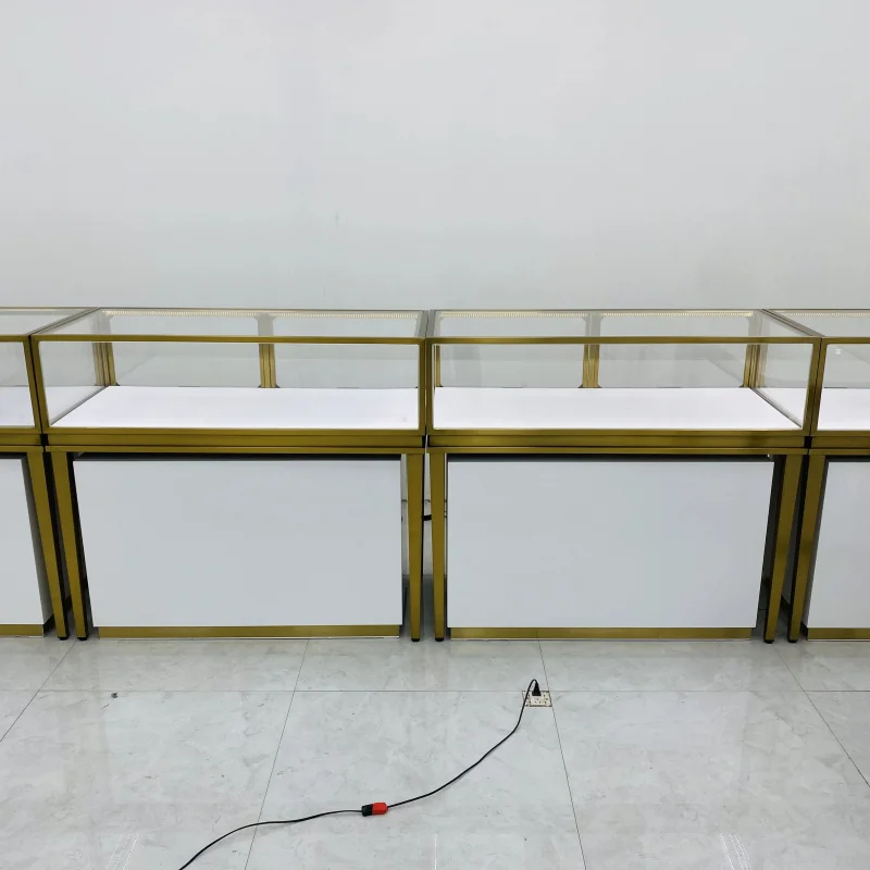 

Индивидуальные высококачественные новые витрины для ювелирных изделий, нефрита, стеклянных прилавков, часов и очков.