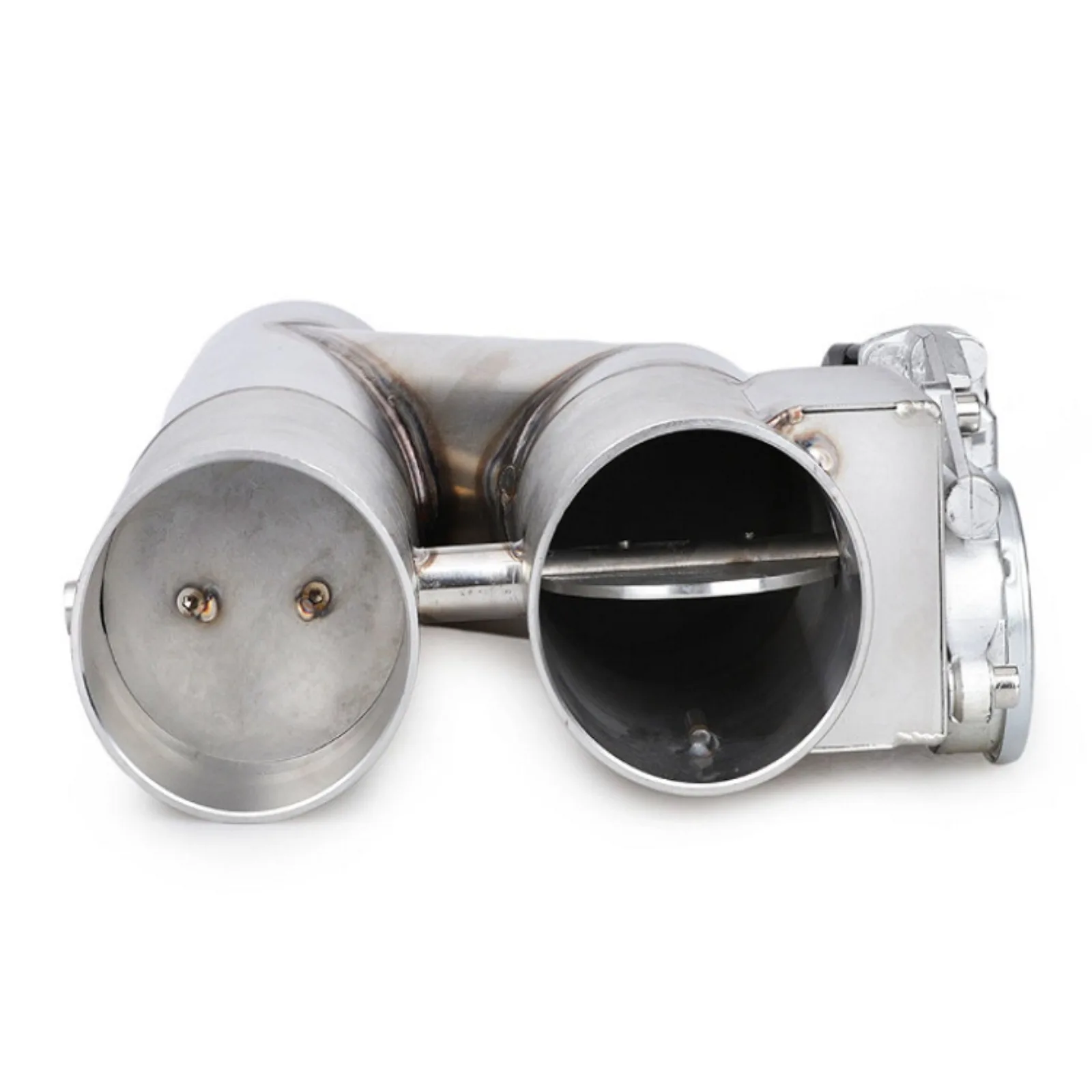 العالمي 2 ''2.5'' 3 "صمام مزدوج صمام العادم الكهربائي التحكم عن بعد 2 في 1 كاتم صوت الأنابيب الكهربائية مجموعة صمامات القطع #6