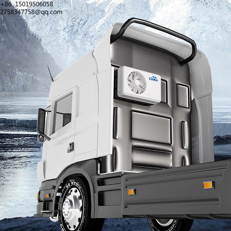 Electric Battery Dc 24v Truck Sleeper Air Conditioner Mounted Split Truck Parking Air Conditioner