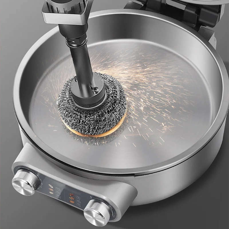 Home-Use Stainless Steel Electric Griddle—Extra-Large, Extra-Deep, Multifunctional, Non-Coated Electric Frying Pan and Pancake