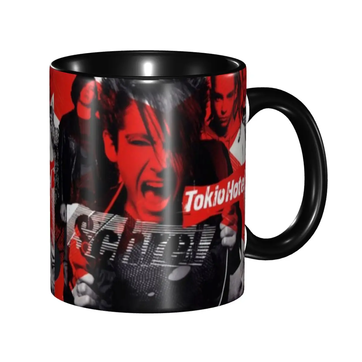 DIY Tokio Hotels Keramikbecher Personalisierte Heavy Metal Musik Rock Kaffeetassen Kreatives Geschenk