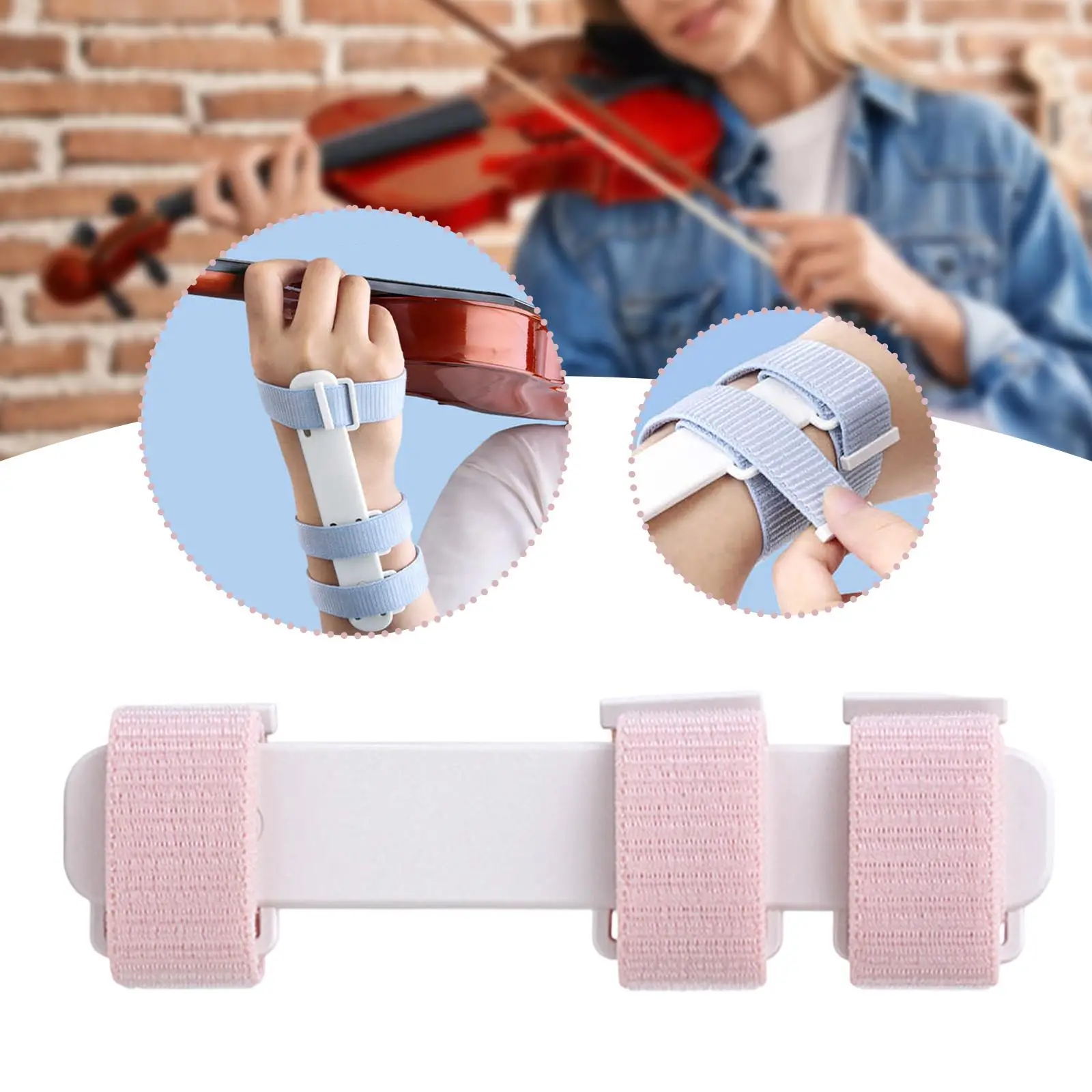 

Adjustable Violin Wrist Assistant Corrector for Beginner Students Practice Hand Position Training Aid Accessory