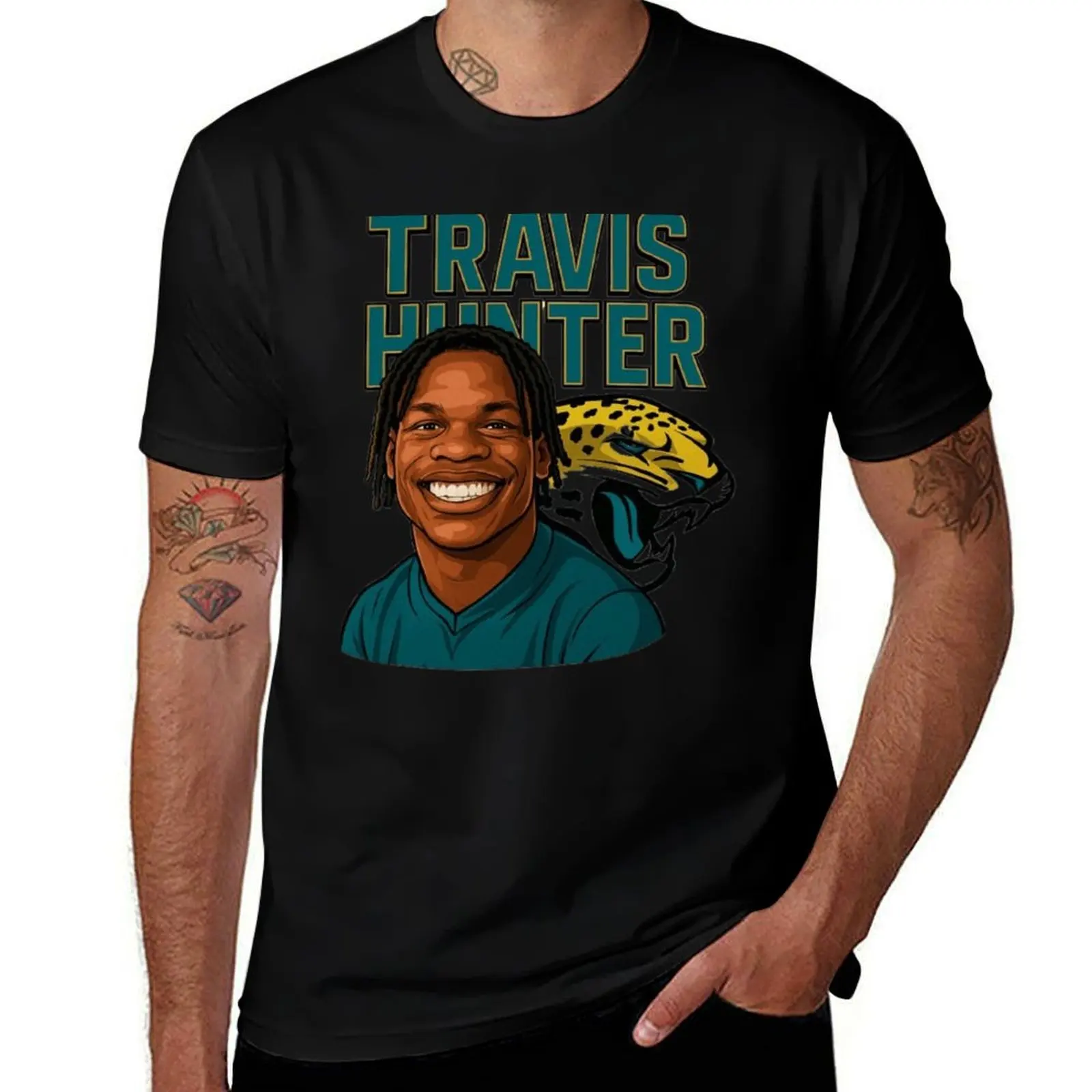 

Travis Hunter T-Shirt man t shirt summer man t shirts for men mens graphic t shirts T-Shirt