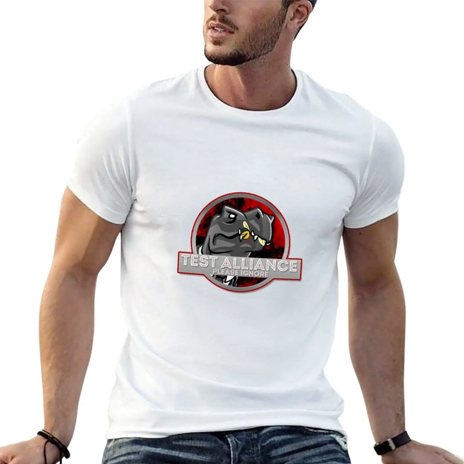 TEST DINO NOMMIN a bee logo T-Shirt Clothing sweat mens graphic t-shirts