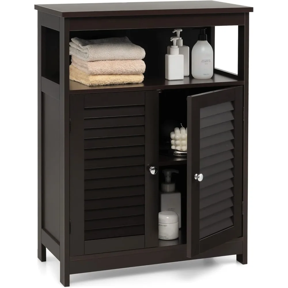 

Freestanding Wooden Cabinet w/ 3-Position Adjustable Shelf, Entryway, Hallway, Living Room, 23.5''L x 12''W x 31.5''H