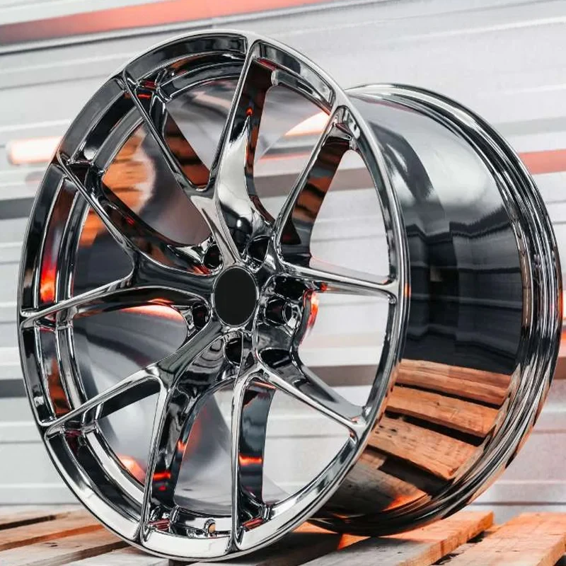 High‑End Customized 10‑Spoke Monoblock Forged Wheel Hubs, 18‑23 Inch 5x112 5x120 PCD, Fashionable Auto Parts for Car Tuning