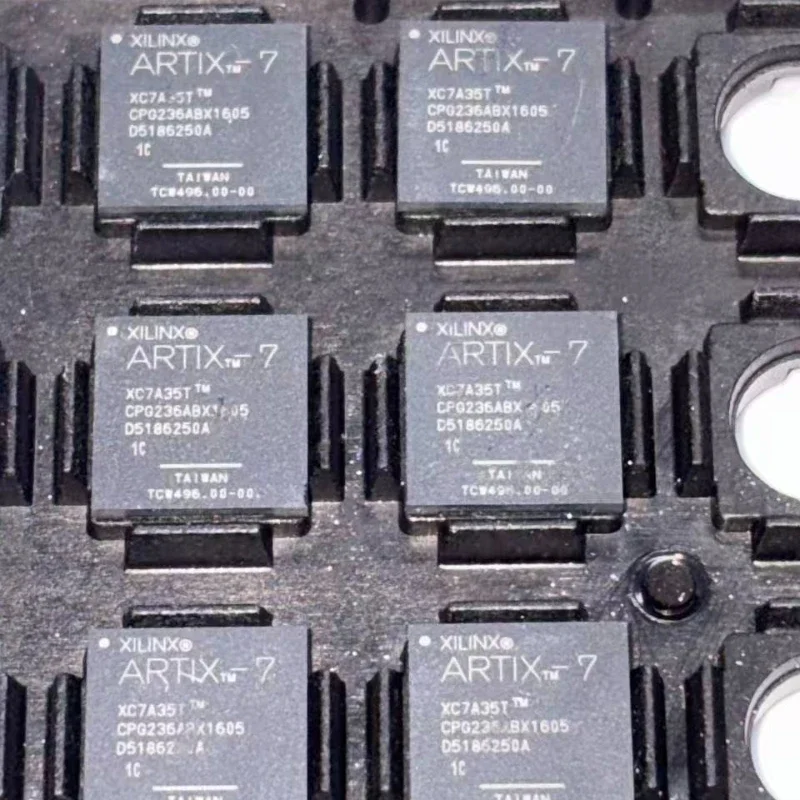 XC7A35T-1CPG236C Field Programmable Gate Array, Artix-7 Family, 33,280 Logic Cells (33k LE), 5200 Slices, 1.8Mbit Block RAM