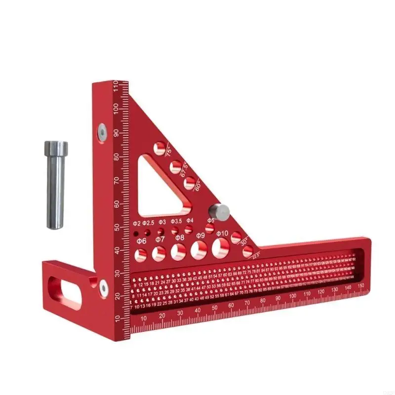 G92C High Precisions Layout Ruler Miters Square Rule for Engineers & Home Improvement