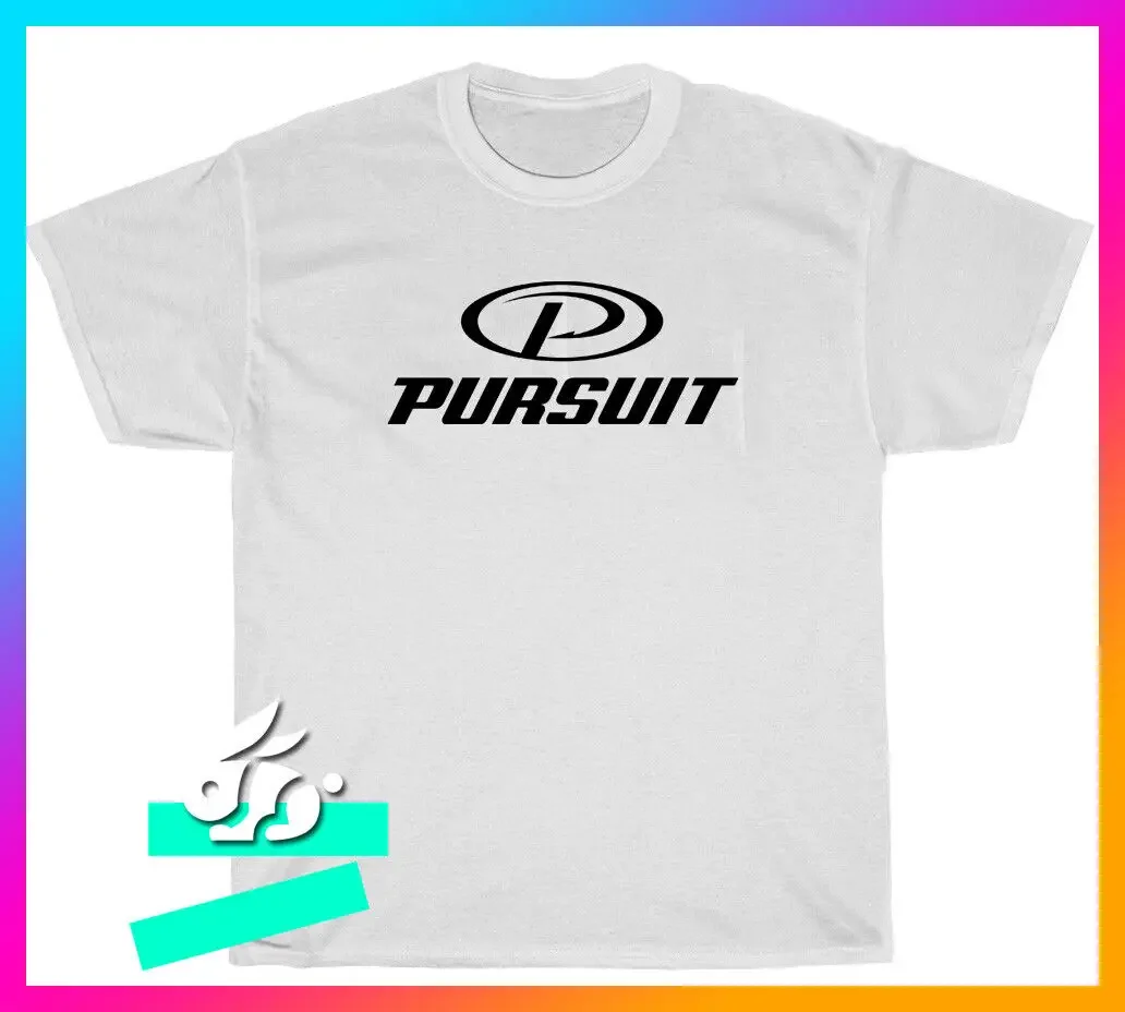 New Item Men's T-Shirt Pursuit Boats American Funny Logo Size S-5XL