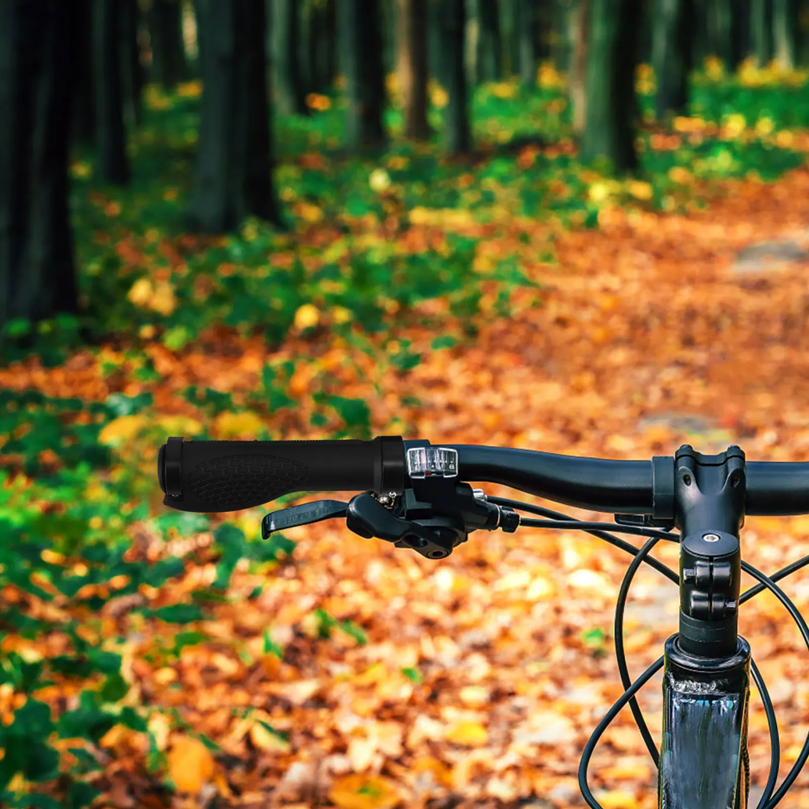 

1Pair Mountain Bike Handlebar Grips Ergonomic Brake Lever Covers Cycling Hand Grips Bike Accessories for Adult Bikes