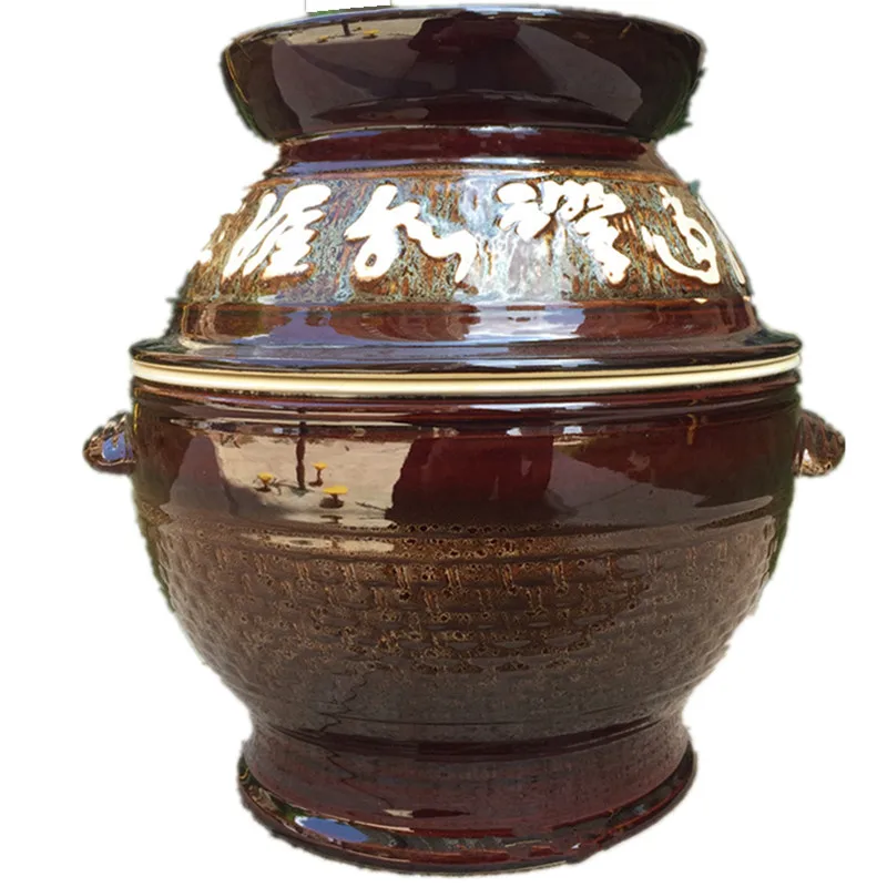 

Guizhou Chicken Steam Pot Handcrafted Ceramic - Healthy Waterless Chicken & Meat Cooker, Sweating Design for Tender Results