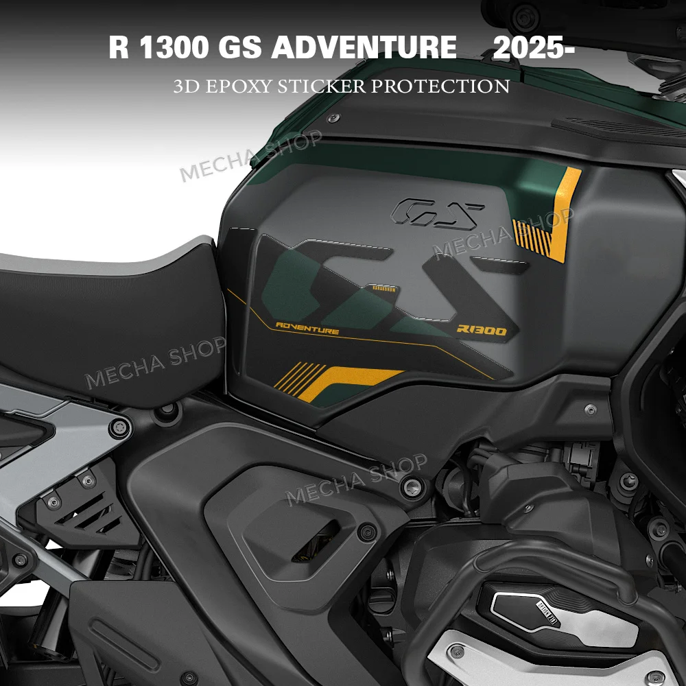 

Motorcycle Accessories 3D Resin Stickers Oil Tank Protective Pads for R1300GSA R 1300 GS ADV Tank Pad 2024 2025