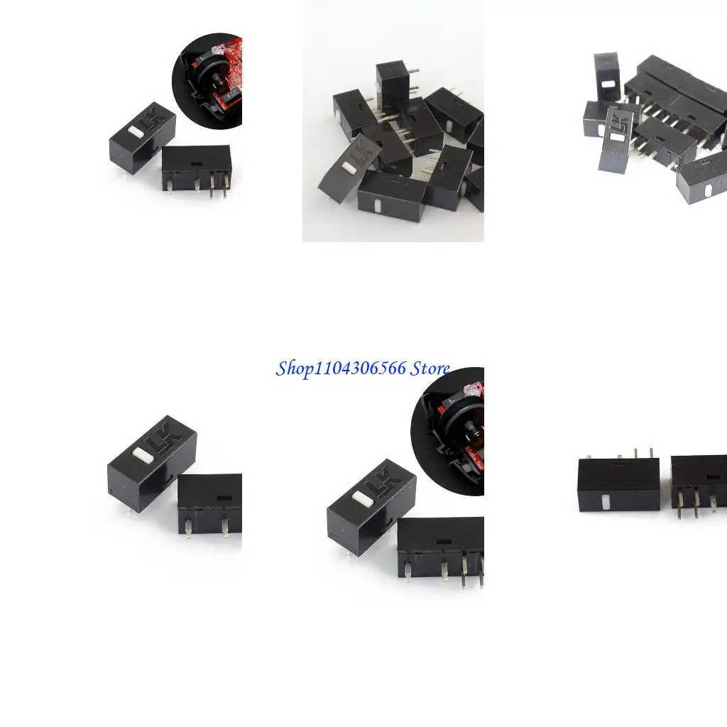 

02DD Original Light Mouse Momentary Push Button Micro Limit Switch 6 Pins 50 Million for A4tech Bloody 2 Pieces