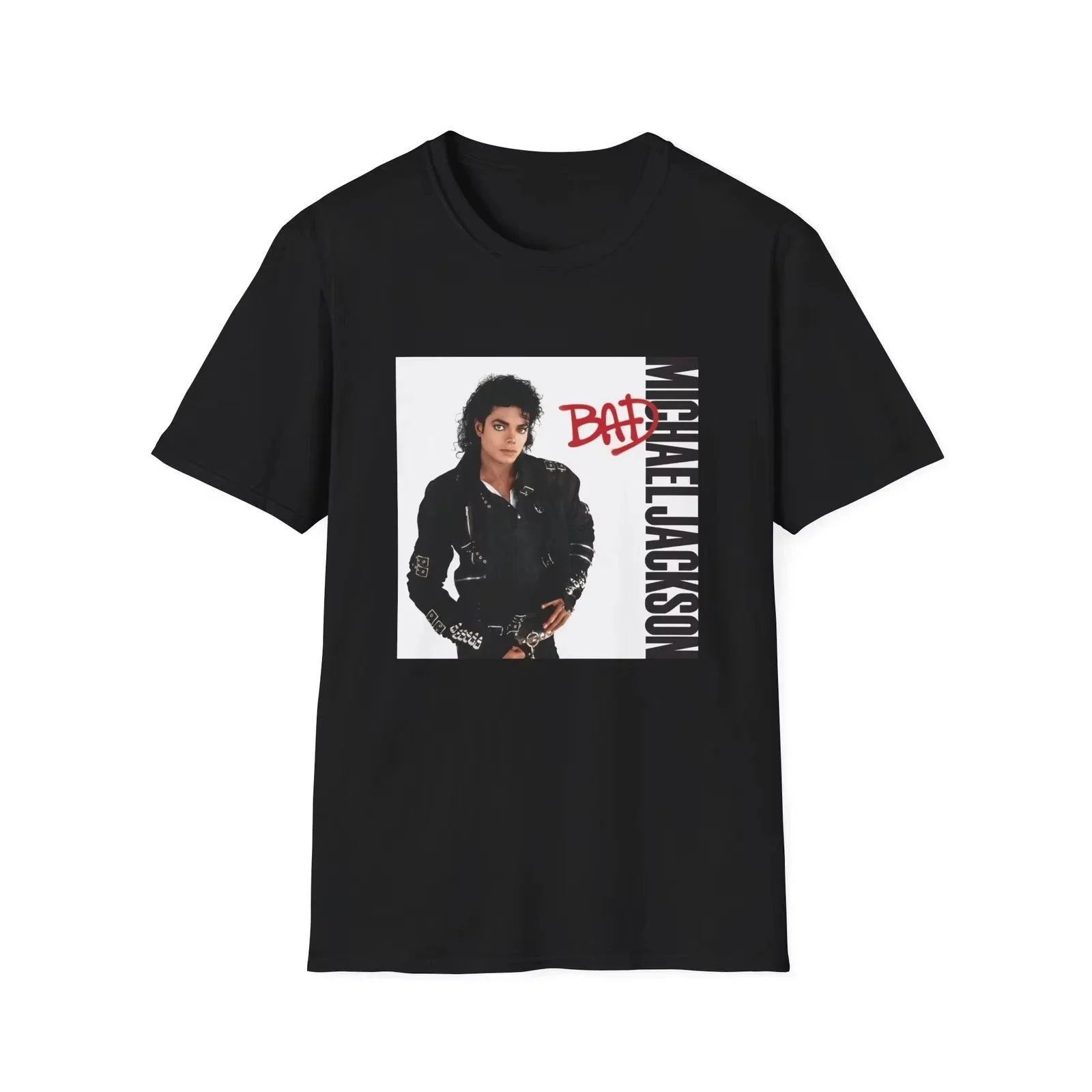2026 Schwarz oder Weiß - Michael Jackson MJ Neues Herren-T-Shirt Unisex O-Ausschnitt Kurzarm Oversized Y2k Beliebtes Mode-Tee – Detail 4