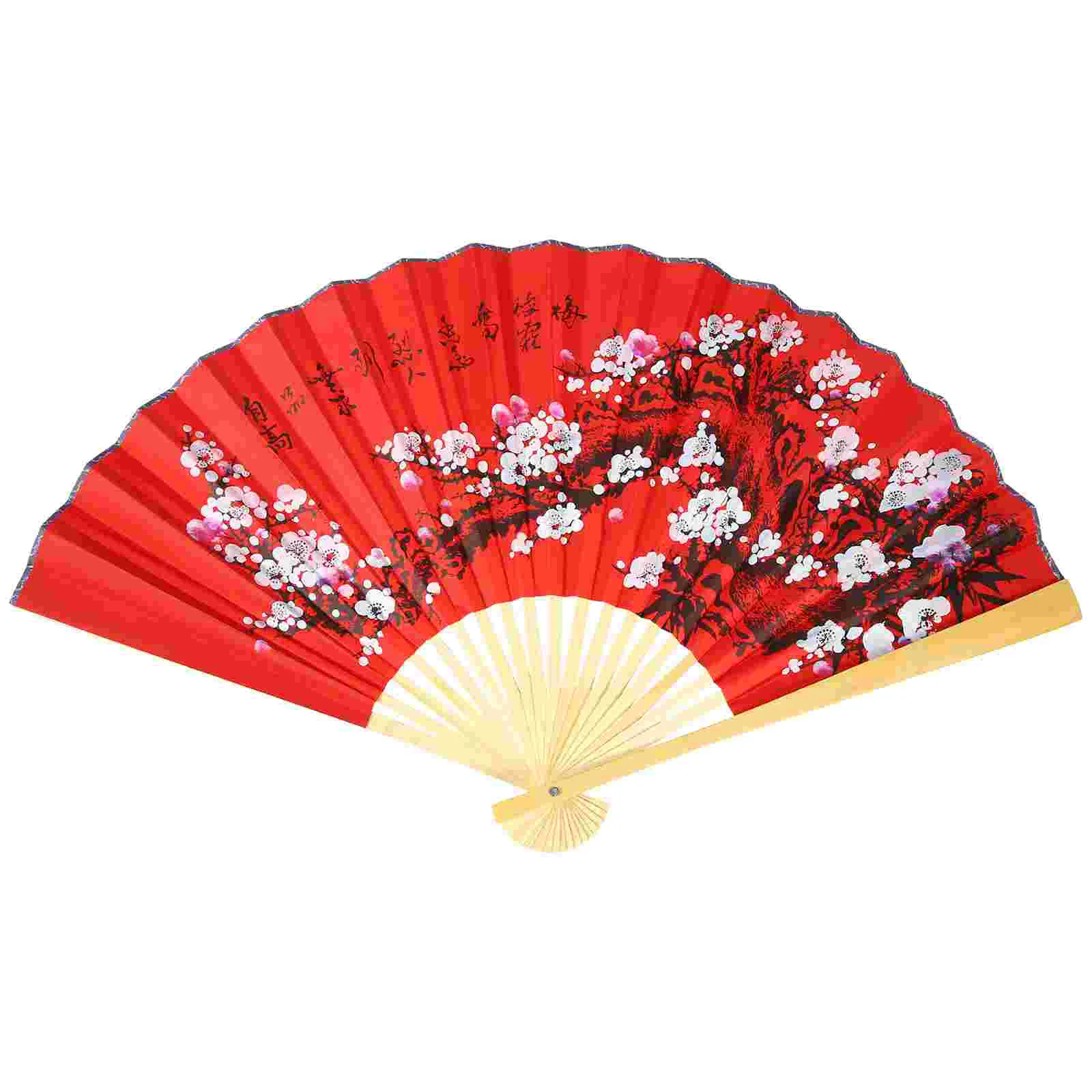

Extra Large Oriental Wall Fan Photo Jumbo Ornaments Chinese Hanging Paper Decoration