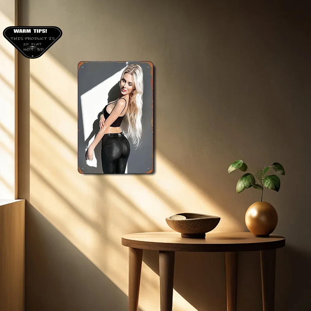 لوحة فنية جدارية للتخييم عتيقة مقاس 11.8 × 7.8 بوصة لافتة معدنية ريفية لديكور المنزل والمكتب والمزرعة