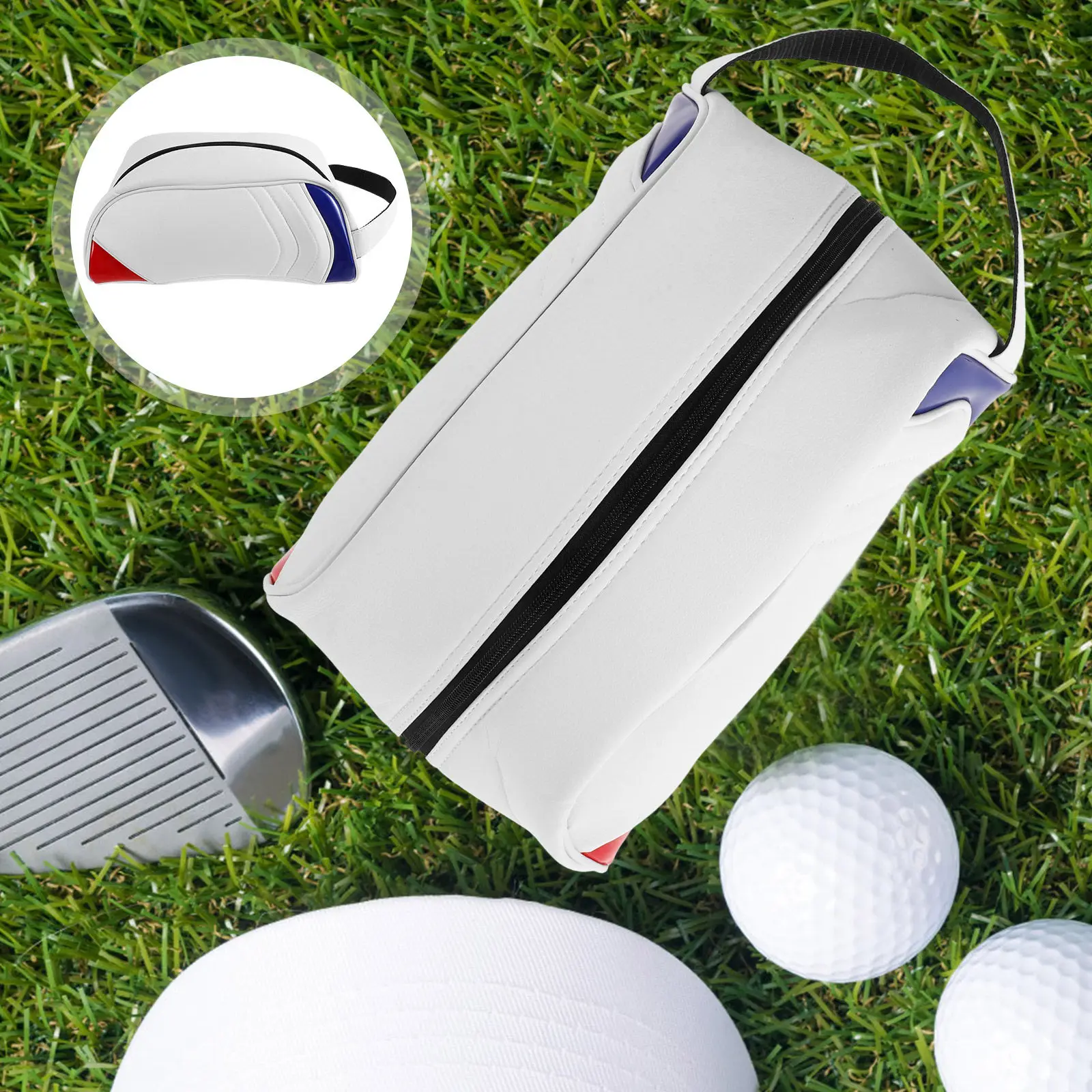 

Сумка для хранения обуви для гольфа, водонепроницаемая, портативная, многофункциональная, дорожная сумка для обуви с застежкой-молнией, сумка-тоут для спортзала на открытом воздухе