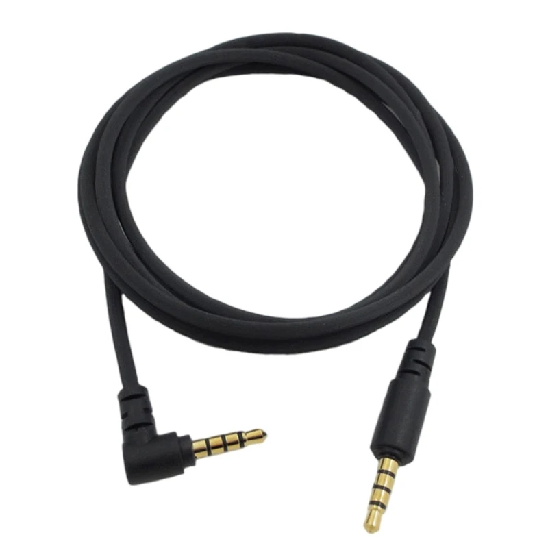 ioio 1.5m Long Auxiliary Cable Straight Head/Elbow End 3.5mm AUX Cord Earphone Wire