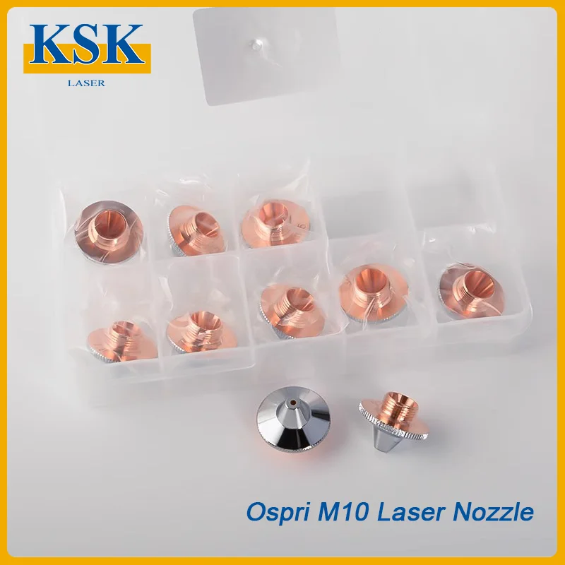 KSK M10 Ospri Laser Cutting Nozzle D20H15M10 Single Layer Laser Nozzles For Ospri Fiber Laser Cutter Machine